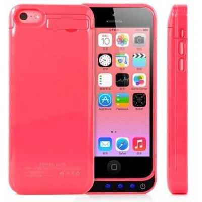 Чехол-аккумулятор iPhone 5c розовый
