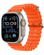 Apple Watch Ultra 2 (2023) 49mm Titanium Case Orange Ocean Band