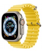 Apple Watch Ultra 49mm Titanium Case Yellow Ocean Band