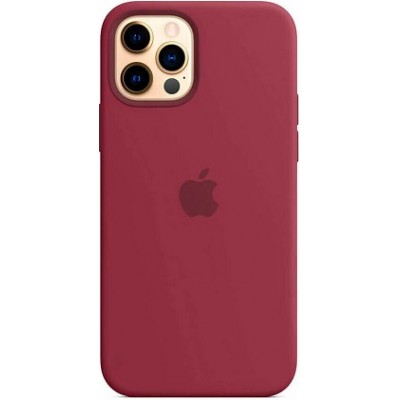 Чехол Apple iPhone 12 бордовый